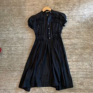 Black light weight linen summer dress/cover up